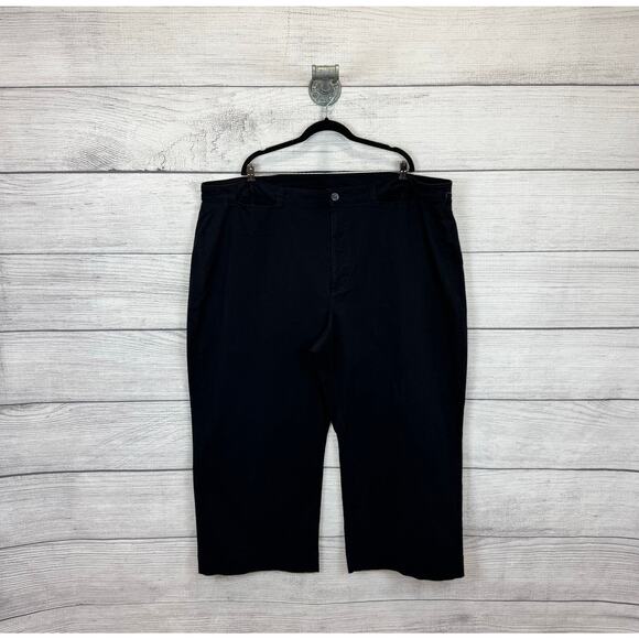 Old Navy Plus Size Black High Rise Wide Leg Pants Size 28W - Picture 1 of 7